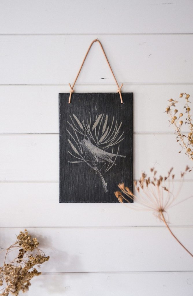 Robin on Scots Pine Wall Slate image